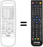 Telecomando equivalente Toshiba V828G