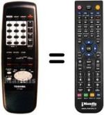 Telecomando equivalente Toshiba V728W