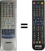 Telecomando equivalente Toshiba V622EW