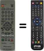 Telecomando equivalente Pioneer DVR433HS