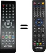 Telecomando equivalente VECTOR VEC1508P