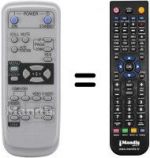 Telecomando equivalente XD206U