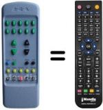 Telecomando equivalente Mivar 28M101 STEREO