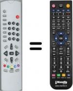Telecomando equivalente United UTV4121XNSL SILVER
