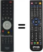 Telecomando equivalente Toshiba 14VL44G