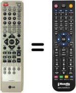 Telecomando equivalente LG 6710CDAK11C