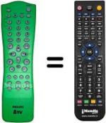 Telecomando equivalente Philips EUR501390