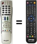 Telecomando equivalente Sharp LC37P70ER