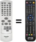 Telecomando equivalente Toshiba SD-130ESE1
