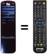 Telecomando equivalente Amstrad SRX501