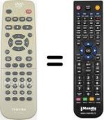 Telecomando equivalente Toshiba SD-330E