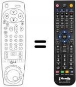 Telecomando equivalente LG REMCON052