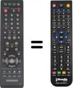 Telecomando equivalente Samsung DVD1080P7