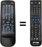 Telecomando equivalente AUDIOLA DVX 2264D USB REC