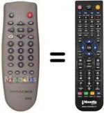 Telecomando equivalente Irradio DSR1000FTA