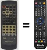 Telecomando equivalente Pioneer DV525