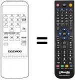 Telecomando equivalente Daewoo DSR2000
