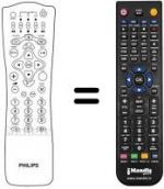 Telecomando equivalente Philips DSX7072