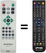 Telecomando equivalente Sunstech DTB-1100