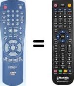 Telecomando equivalente Hitachi DV-P305E