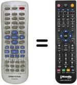 Telecomando equivalente United DVD4057M