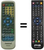 Telecomando equivalente Amstrad DX3016