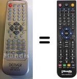 Telecomando equivalente Denver DVD188 Divx