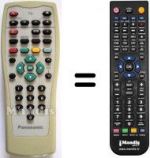 Telecomando equivalente Panasonic EURT39A050