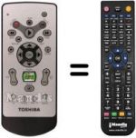 Telecomando equivalente Toshiba MEDIACENTERSLIM