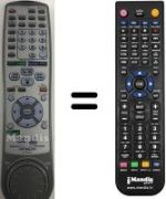 Telecomando equivalente Hitachi DV-W1E