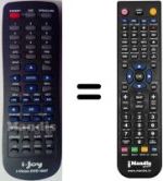 Telecomando equivalente i-Joy I-VISION-DVD1006 (V. 2015)