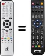 Telecomando equivalente Inverto IDL6651N
