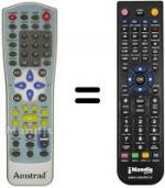 Telecomando equivalente Amstrad D230