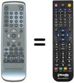 Telecomando equivalente Seg DVD333