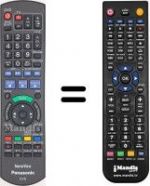Telecomando equivalente Panasonic DMRE-X87