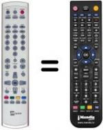 Telecomando equivalente Telesystem TS4.5HD-CI