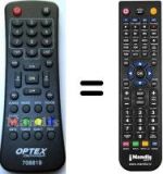 Telecomando equivalente OPTEX 708819