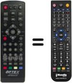 Telecomando equivalente OPTEX ORT8944-2T