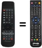 Telecomando equivalente Pioneer BXD1047