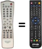 Telecomando equivalente RC7000DV
