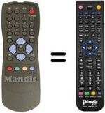 Telecomando equivalente RC1112905 / 00