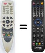 Telecomando equivalente RCD420