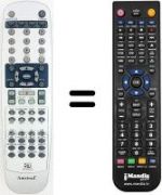 Telecomando equivalente REMCON1080