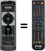 Telecomando equivalente Irradio DVT1000