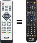 Telecomando equivalente United DVBT8072
