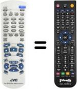 Telecomando equivalente JVC XV-S40