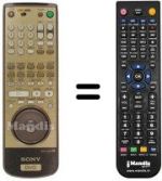 Telecomando equivalente RMT-D122P