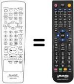 Telecomando equivalente Sharp DV700S