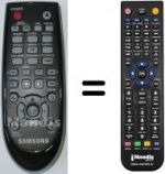 Telecomando equivalente Samsung DVDD530