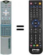 Telecomando equivalente Toshiba SD-2109